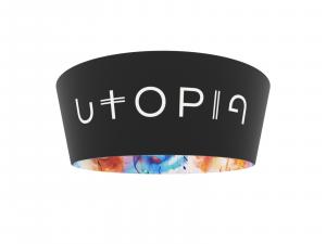 TF-1002 (3D) Tapered Round Hanging Sign -- Printed Interior